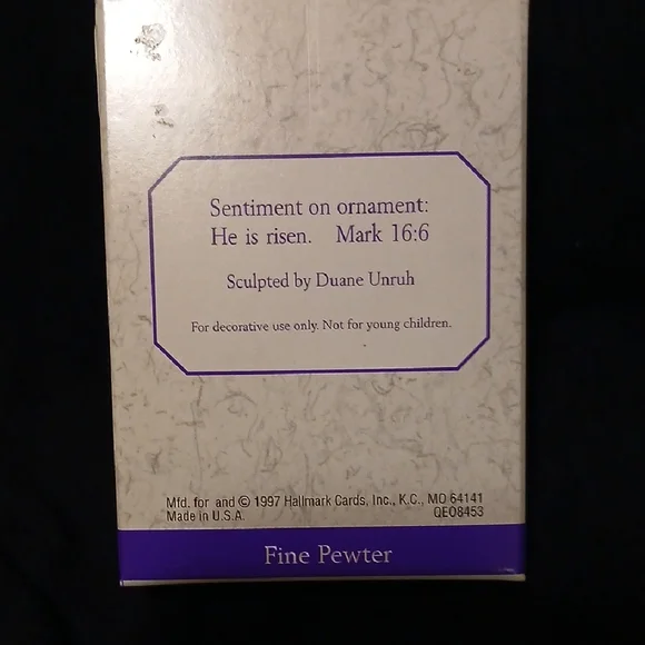 Hallmark Keepsake Silver Cross Ornament - Picture 2 of 5